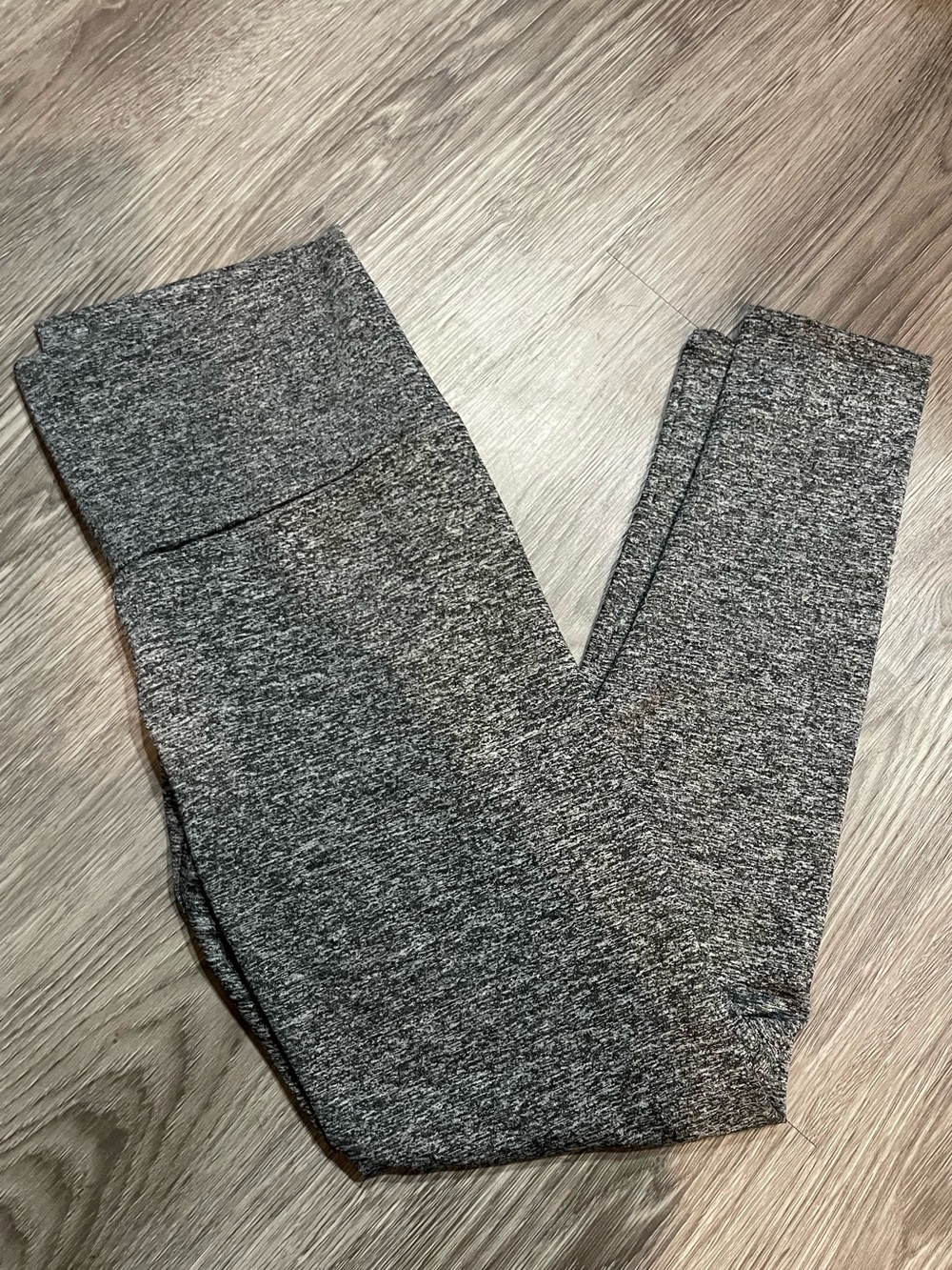 Heather Gray High-Waist Leggings